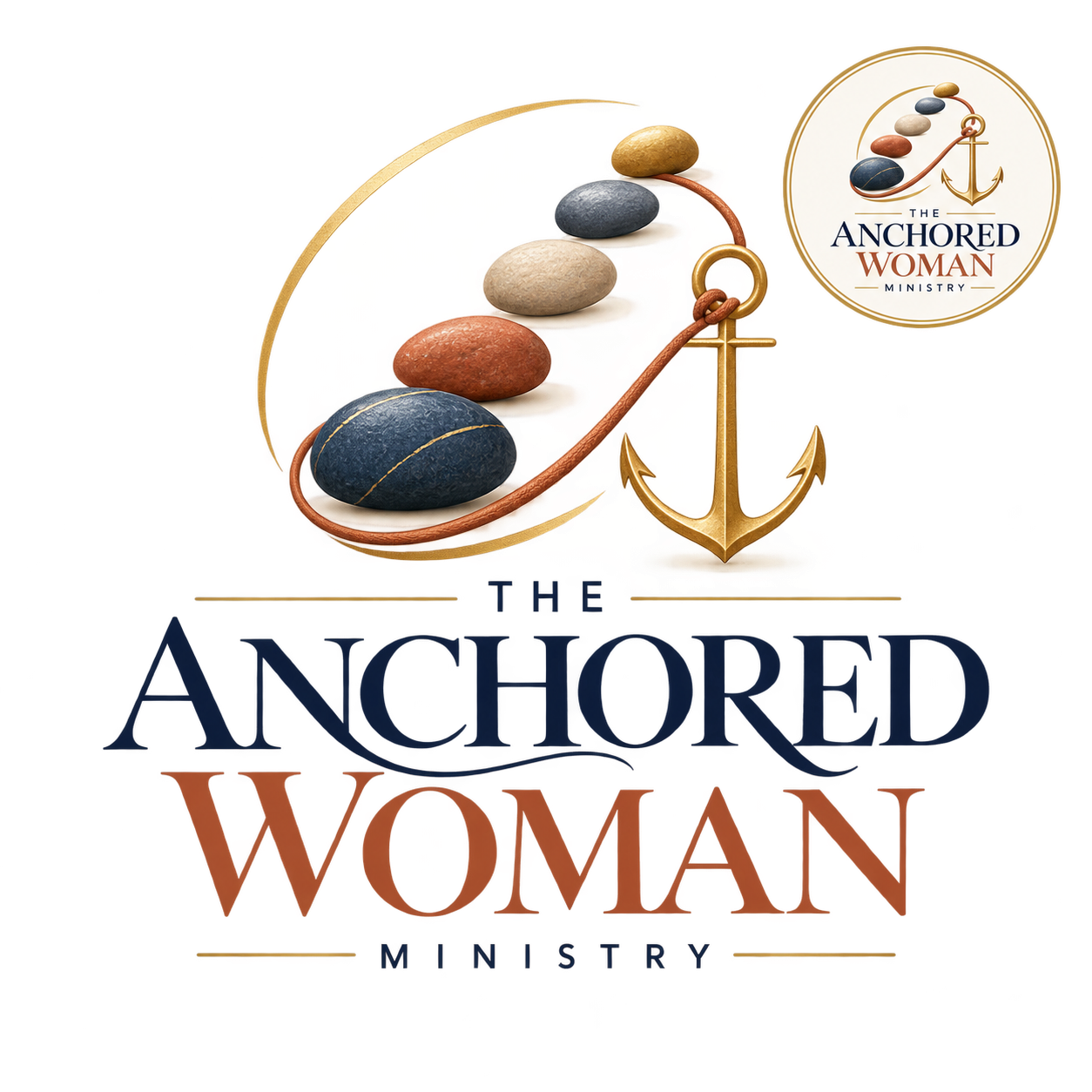 The Anchored Woman Ministry logo